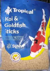 PRECIO NETO ALIMENTO TROPICAL KOI Y GOLDFISH  GARLIC STICKS 250 GR TP-40221