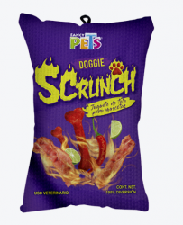 FL8275 JUGUETE DE TELA DOGGIE SCRUNCH FUEGO