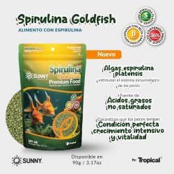 SPIRULINA GOLDFISH PREMIUM FOOD SFF-08 90GR